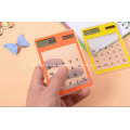 Promotionnelle Ultra mince Mini calculatrice solaire